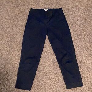 Navy blue women’s dress ankle pant